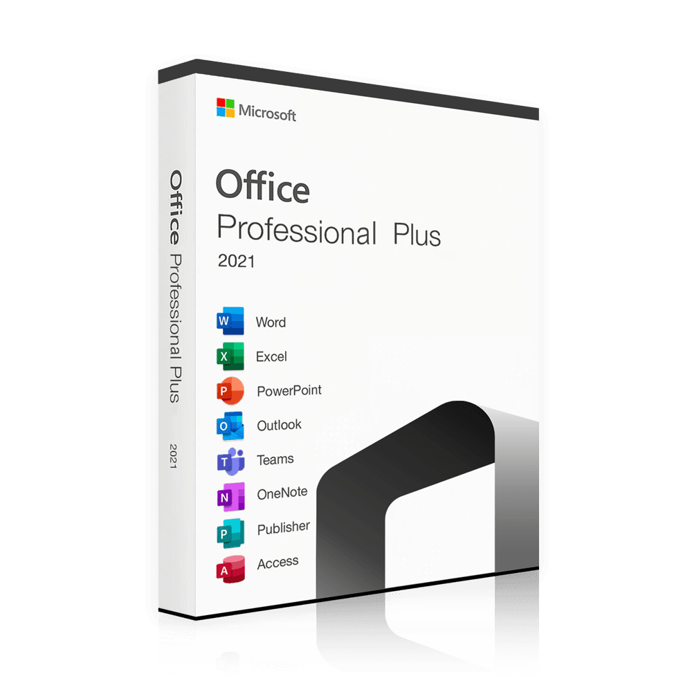 Microsoft Office 2021 Professional Plus + Project 2021 Professional + Visio 2019 Professional | Black Friday | 3 Programme zum Preis von 1